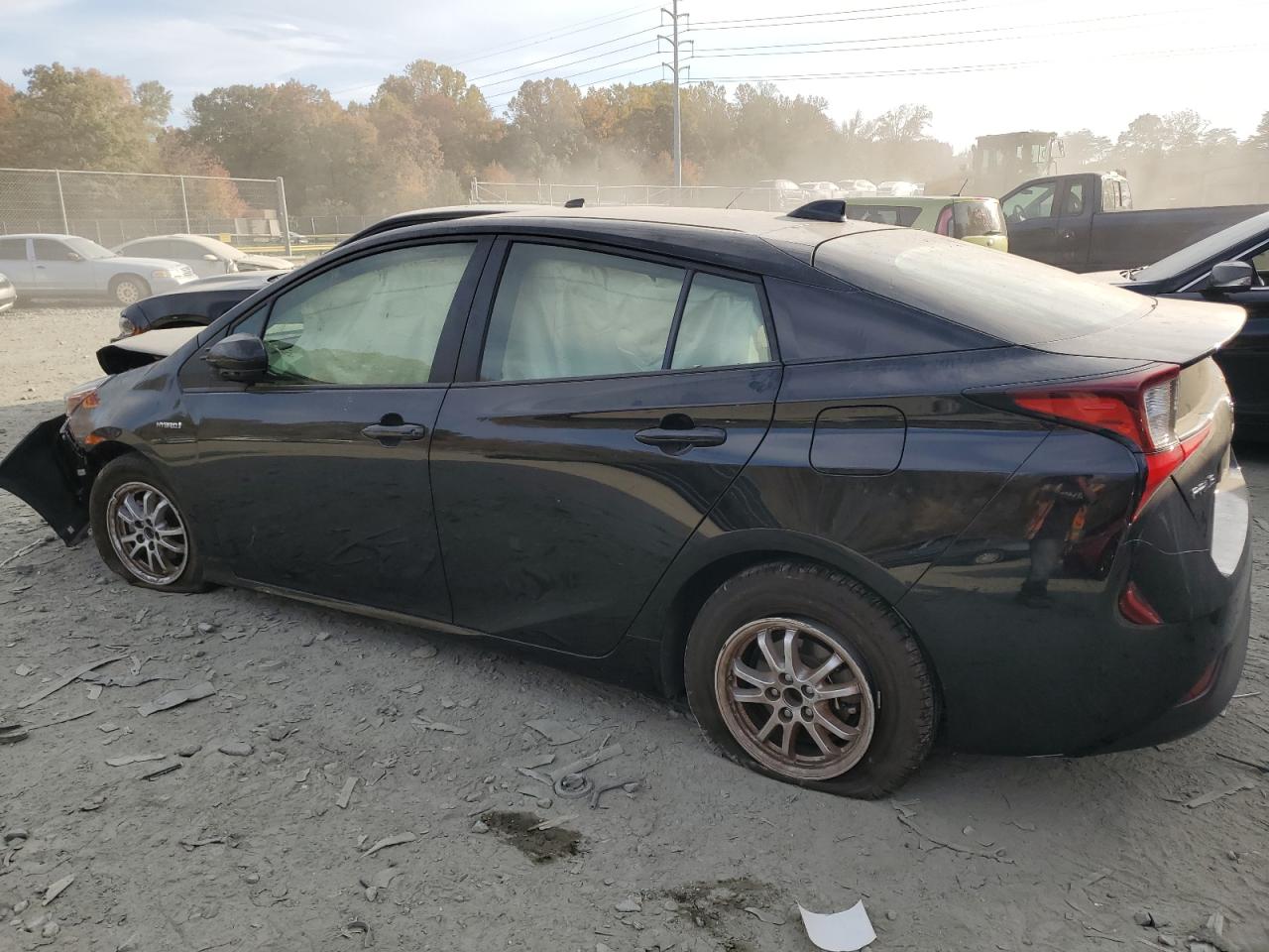 2021 Toyota Prius VIN JTDKAMFU9M3142567 Copart auction photo, front end damage thumbnail 2