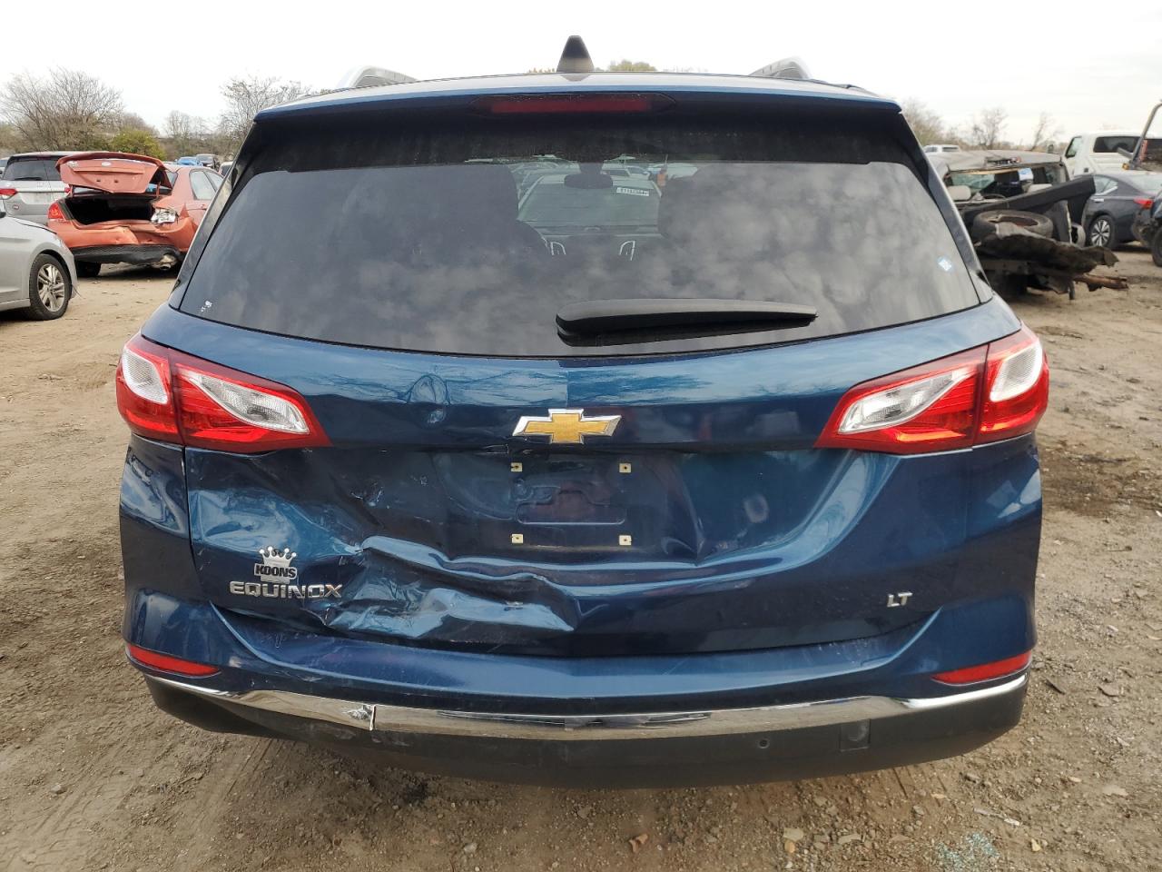 2020 Chevrolet Equinox VIN 2GNAXKEV1L6220301 Copart auction photo, rear end damage thumbnail 6