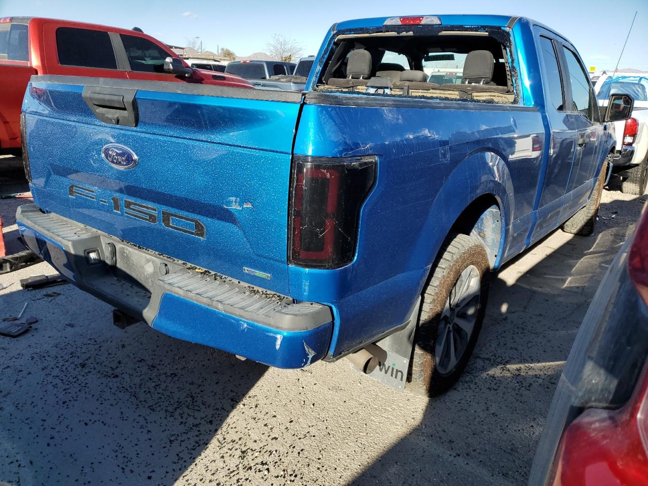 2020 Ford F-150 VIN 1FTEX1EP1LKF47154 Copart auction photo, front end / rear end damage thumbnail 3