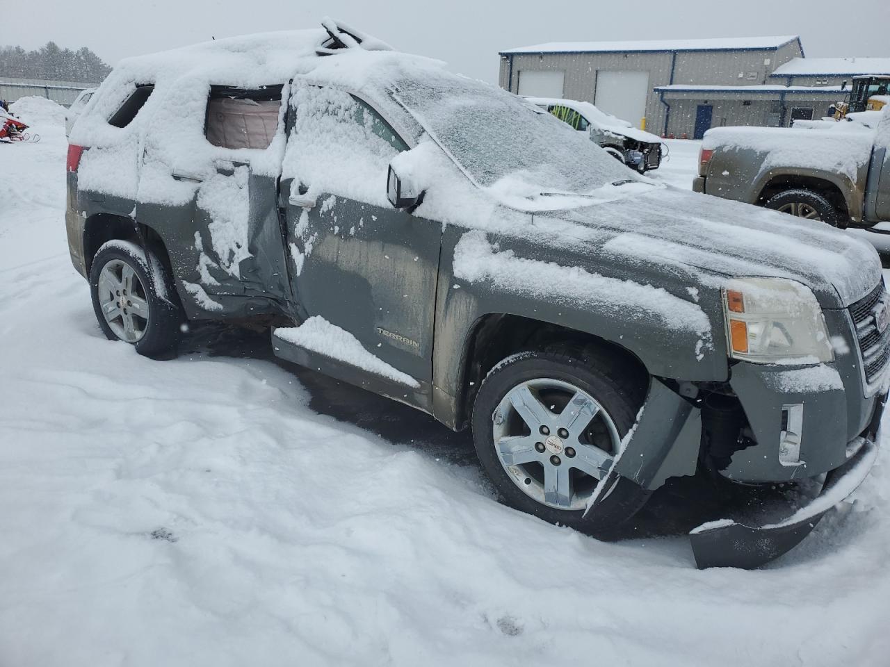 2013 GMC Terrain VIN 2GKFLTEKXD6372864 Copart auction photo, side / front end damage thumbnail 4