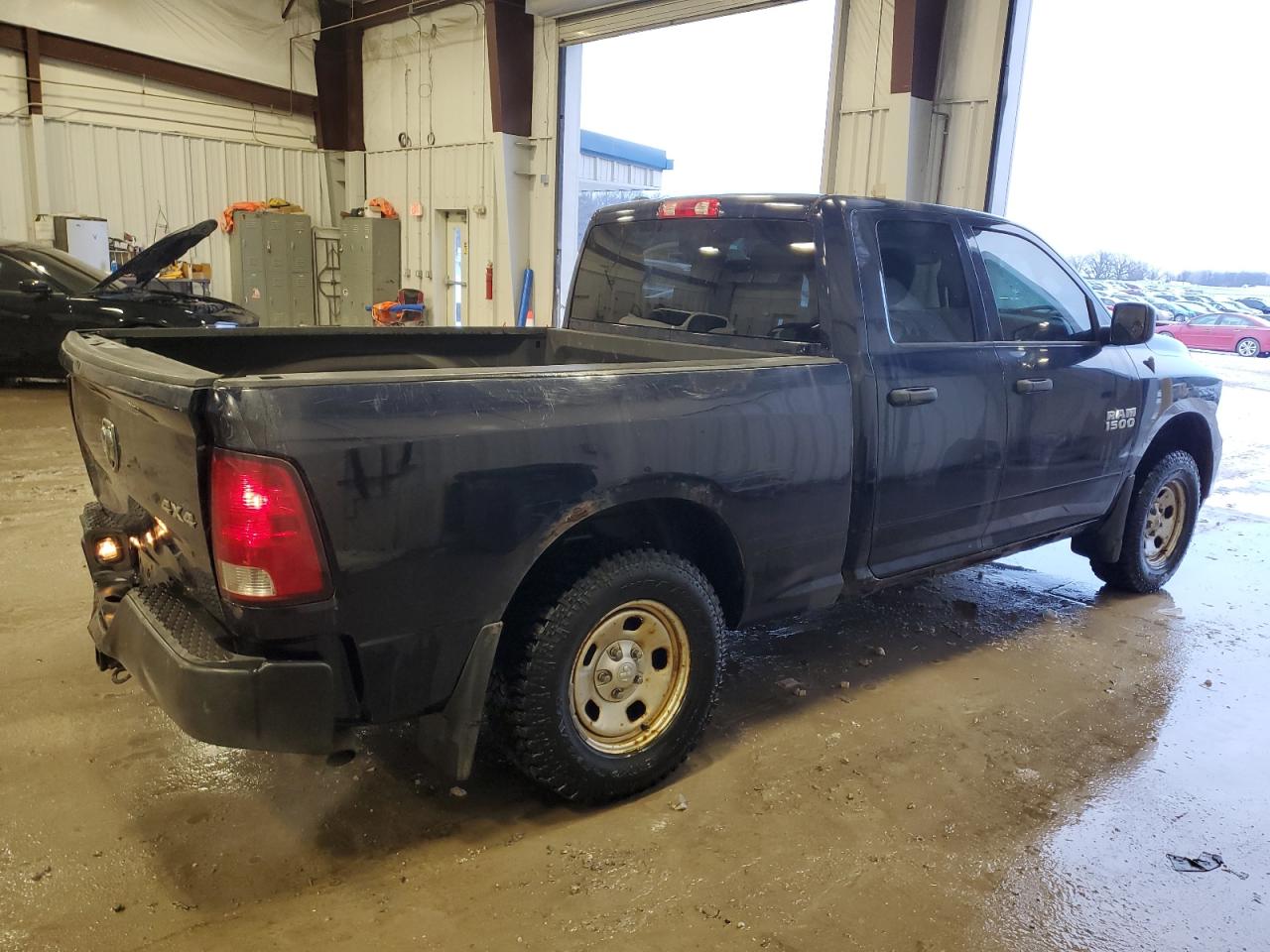 2013 RAM 1500 VIN 1C6RR7FG1DS592990 Copart auction photo, rear end damage thumbnail 3