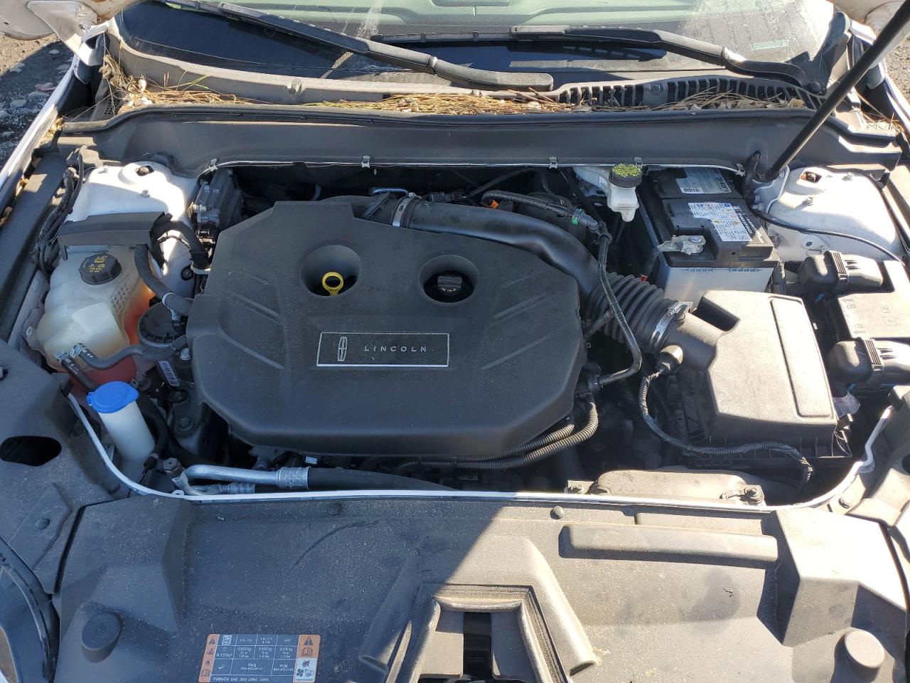 2019 Lincoln MKZ VIN 3LN6L5D90KR627884 Copart auction photo, rear end damage thumbnail 11
