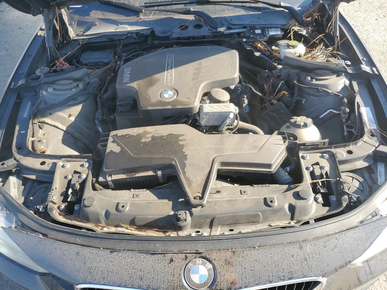 2014 BMW 3er VIN WBA3B1C56EP680292 Copart auction photo, rear end / side damage thumbnail 11
