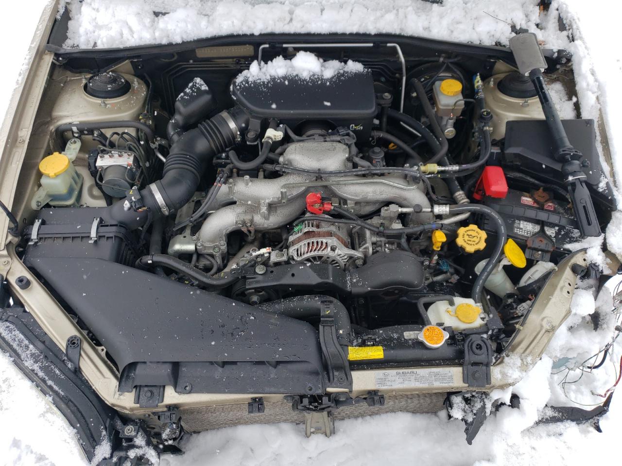 2008 Subaru Legacy VIN 4S3BL616687200647 Copart auction photo, front end / rear end damage thumbnail 13