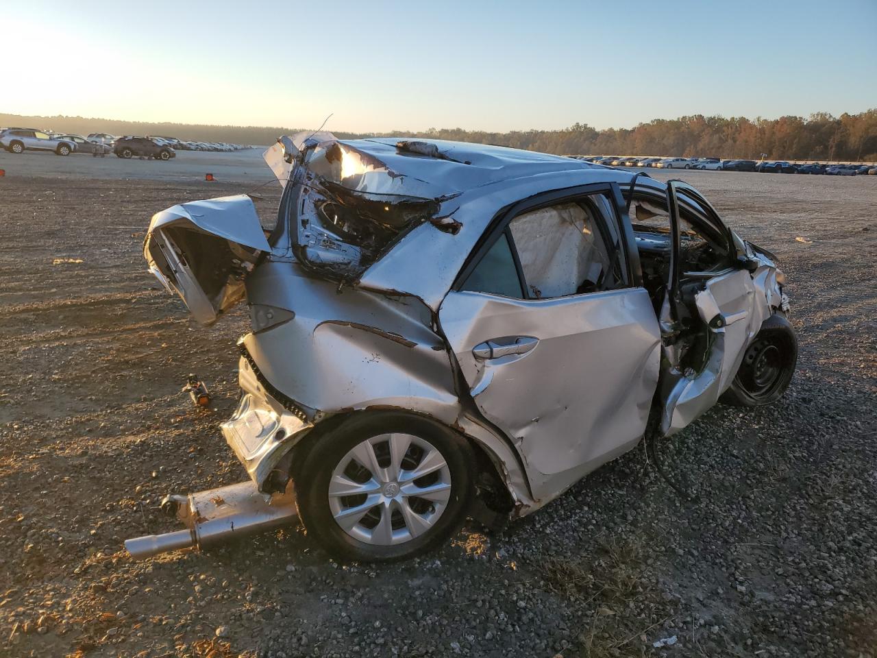 2016 Toyota Corolla VIN 5YFBURHE2GP508360 Copart auction photo, all over damage thumbnail 3