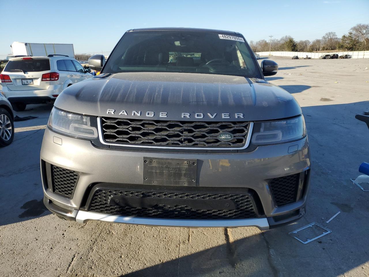 2019 Land Rover Range Rover VIN SALWR2RV7KA841555 Copart auction photo, side / rear end damage thumbnail 5
