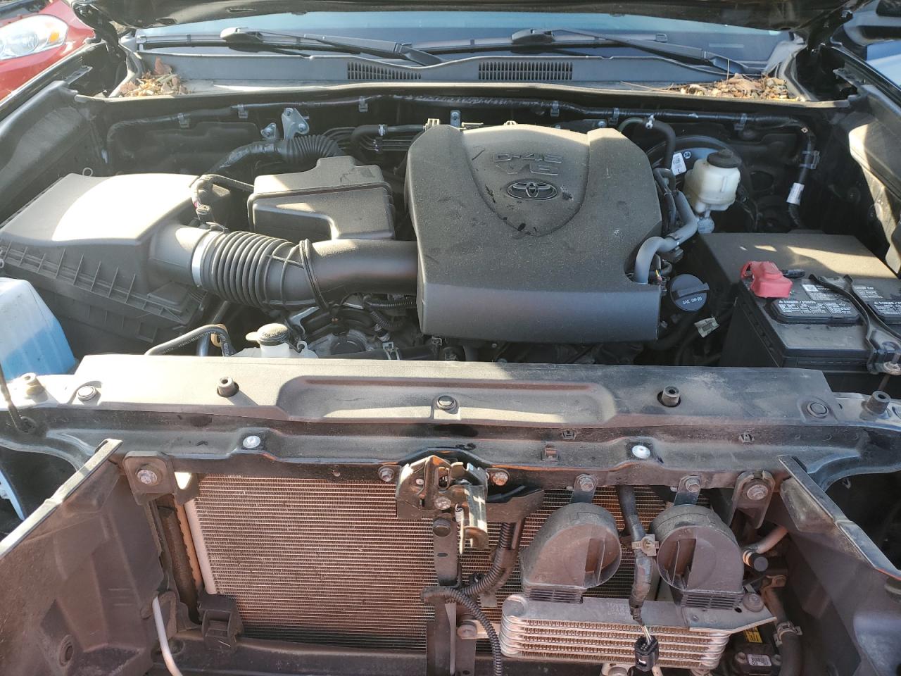 2020 Toyota Tacoma VIN 3TMCZ5AN2LM326054 Copart auction photo, front end / all over damage thumbnail 11