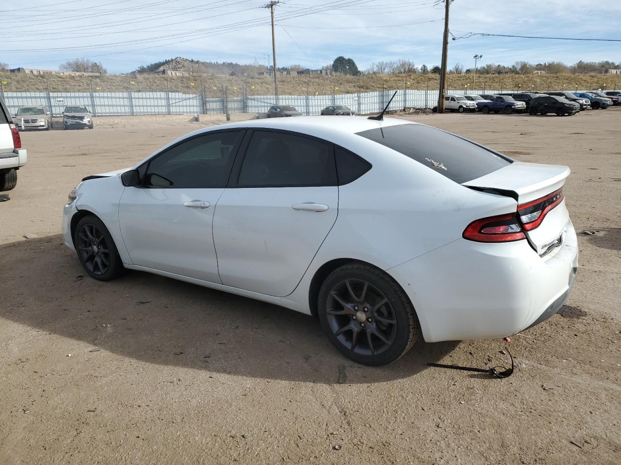 2016 Dodge Dart VIN 1C3CDFAA6GD668131 Copart auction photo, front end / rear end damage thumbnail 2
