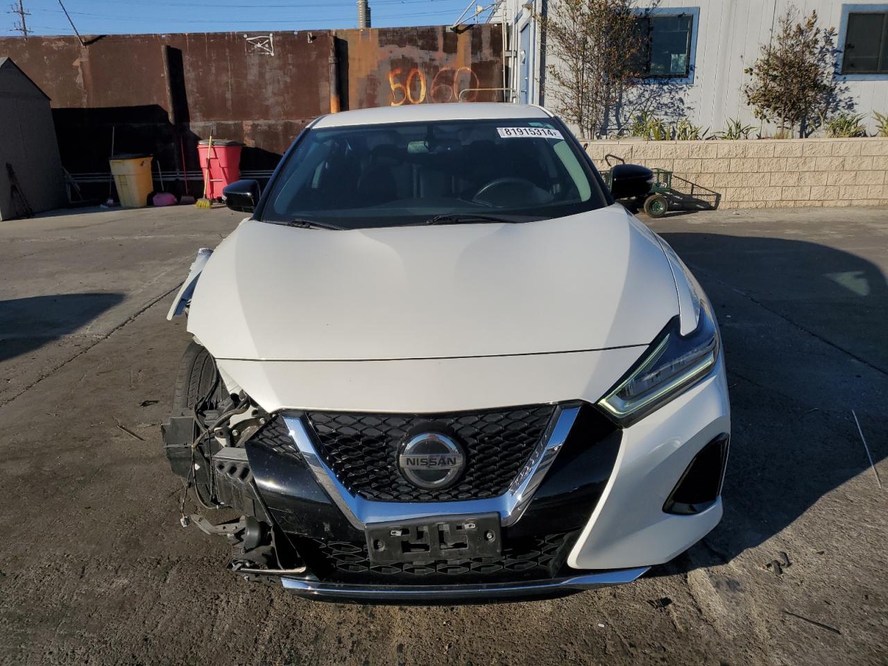 2019 Nissan Maxima VIN 1N4AA6AV9KC370451 Copart auction photo, front end damage thumbnail 5