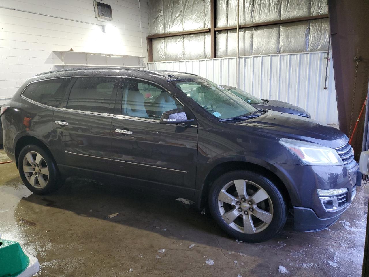 2015 Chevrolet Traverse VIN 1GNKVJKD7FJ264665 Copart auction photo, front end / side damage thumbnail 4