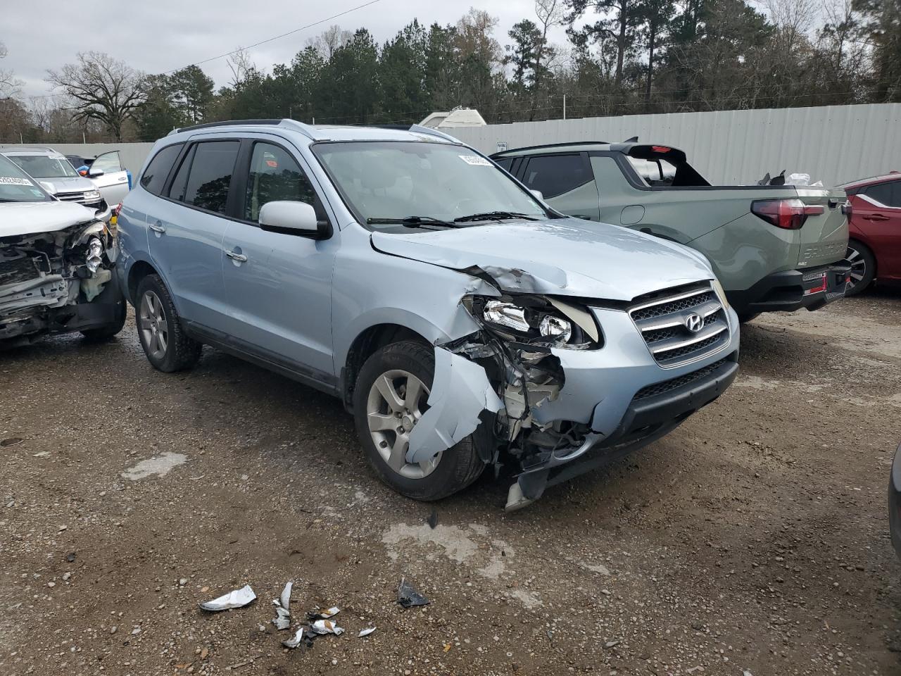 2008 Hyundai Santa Fe VIN 5NMSH73E48H174330 Copart auction photo, front end damage thumbnail 4
