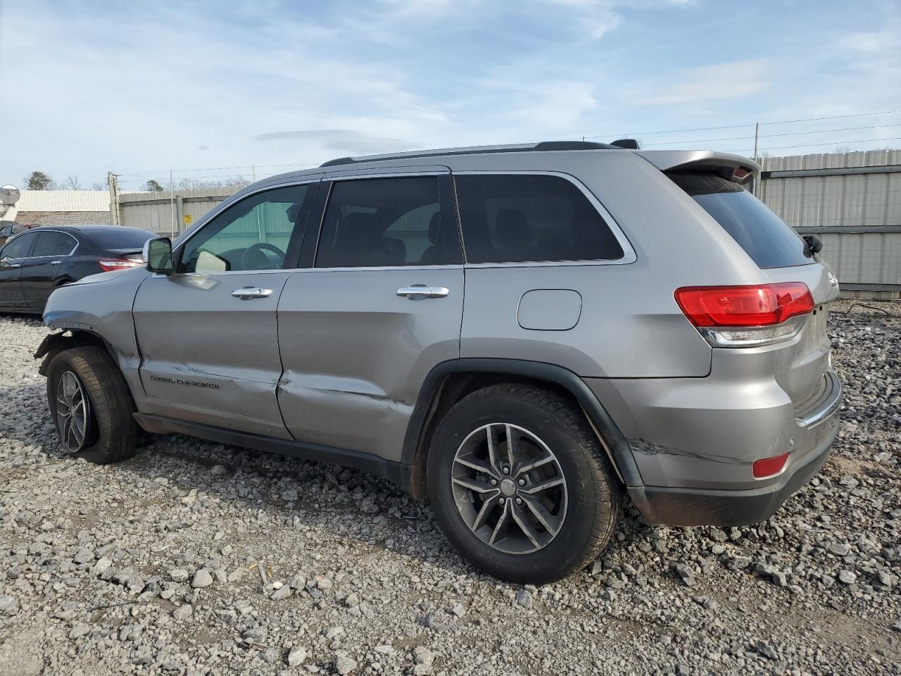 2017 Jeep Grand Cherokee VIN 1C4RJEBG6HC702362 Copart auction photo, front end / side damage thumbnail 2