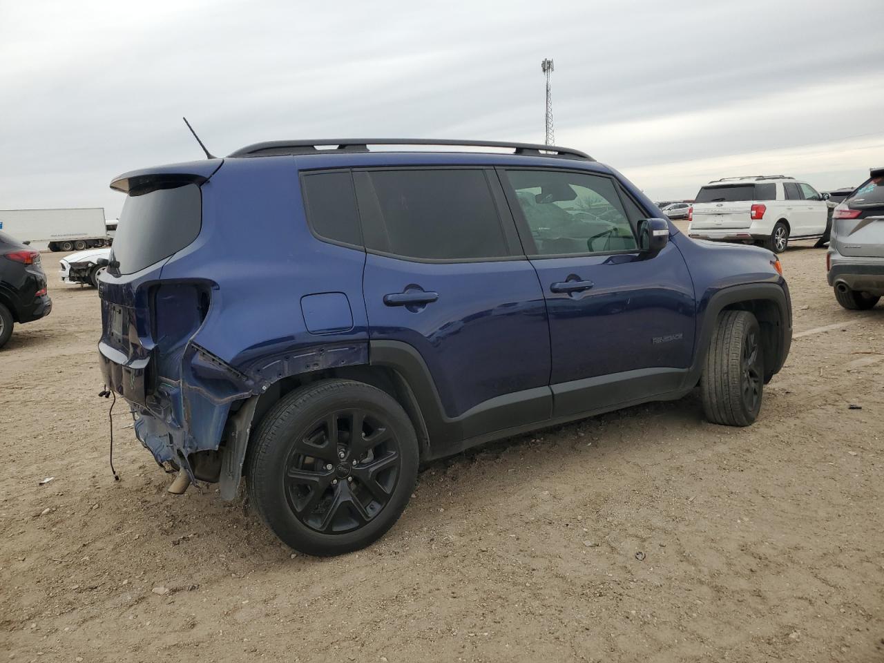 2017 Jeep Renegade VIN ZACCJABB1HPF93694 Copart auction photo, rear end damage thumbnail 3