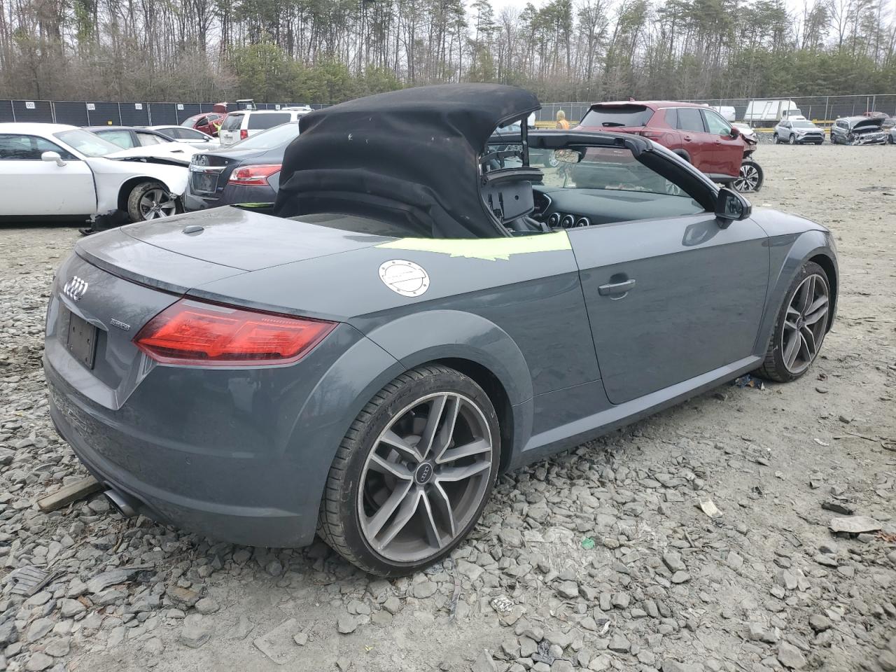 2017 Audi TT VIN TRUT5CFV1H1005383 Copart auction photo, water/flood / top/roof damage thumbnail 3