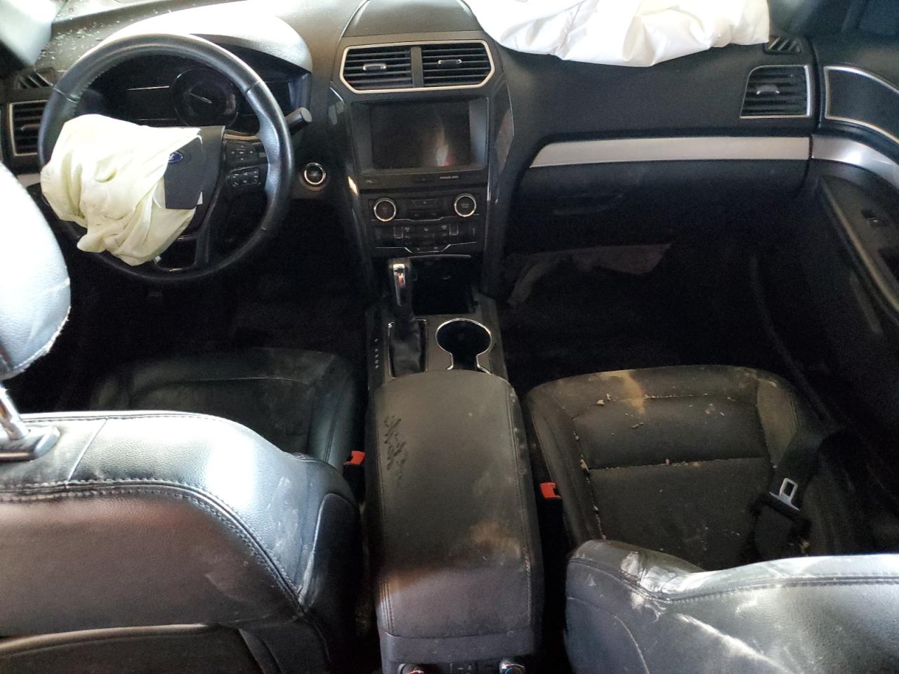 2017 Ford Explorer VIN 1FM5K8B87HGA70172 Copart auction photo, front end / side damage thumbnail 8