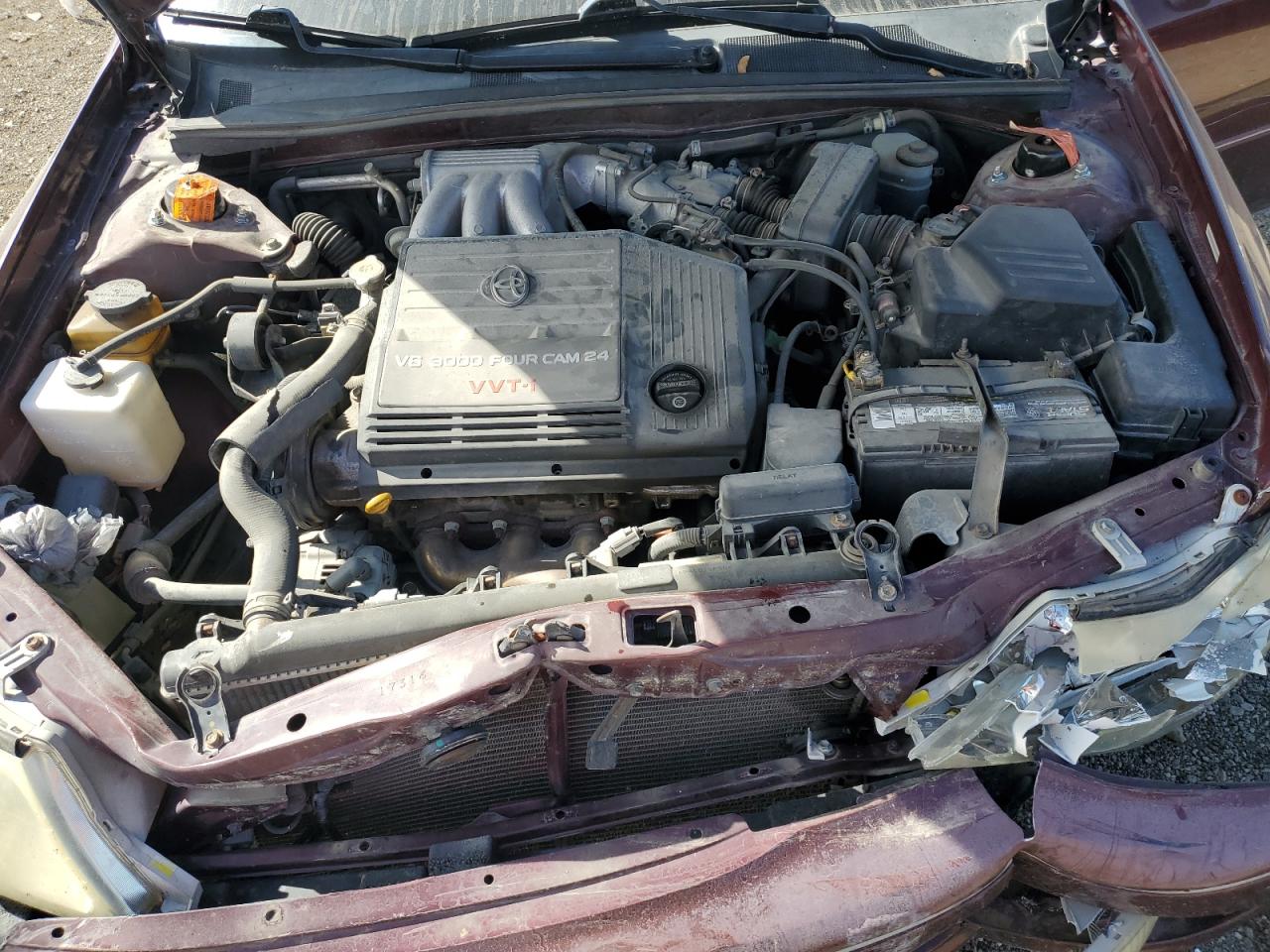 2003 Toyota Avalon VIN 4T1BF28B53U296540 Copart auction photo, front end damage thumbnail 12