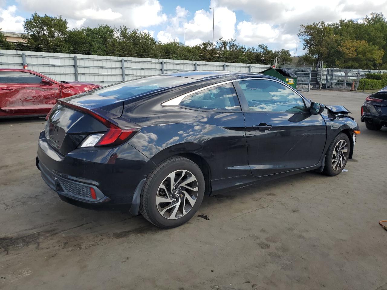 2017 Honda Civic VIN 2HGFC4B08HH304949 Copart auction photo, front end damage thumbnail 3