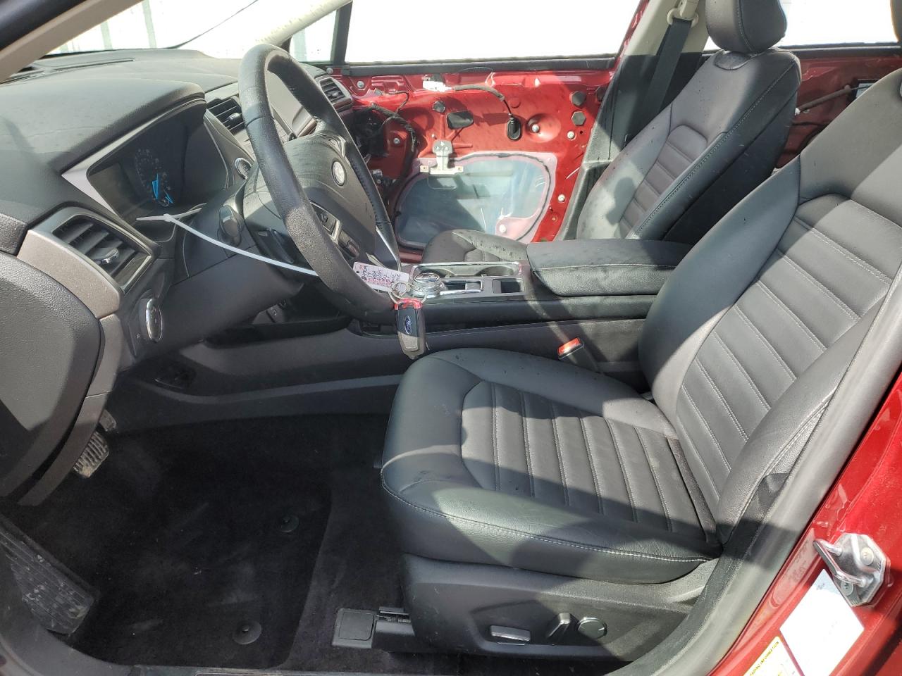 2017 Ford Fusion VIN 3FA6P0T92HR284104 Copart auction photo, side damage thumbnail 7