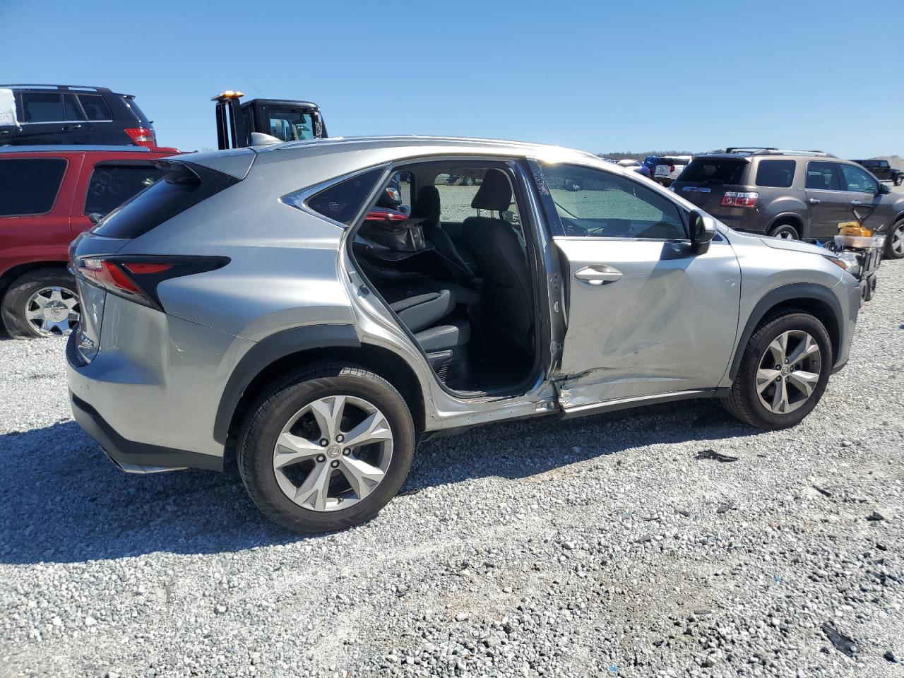 2017 Lexus NX VIN JTJYARBZ1H2083287 Copart auction photo, side damage thumbnail 3