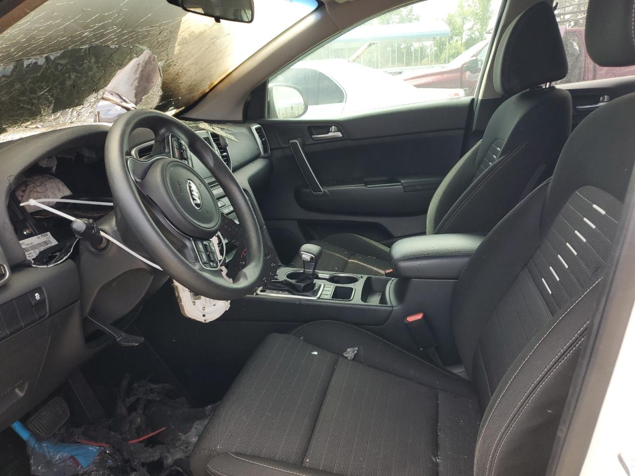 2017 KIA Sportage VIN KNDPMCAC3H7243821 Copart auction photo, burn - engine / burn - interior damage thumbnail 7