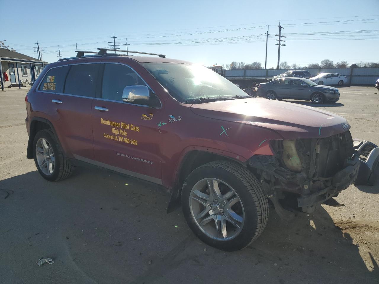 2014 Jeep Grand Cherokee VIN 1C4RJFBG2EC288644 Copart auction photo, front end damage thumbnail 4