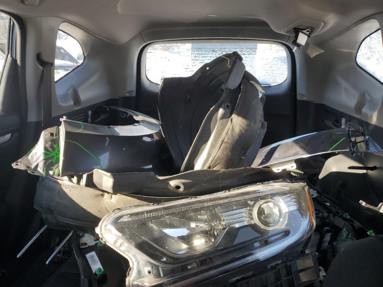 2019 Honda CR-V VIN 2HKRW6H30KH229520 Copart auction photo, front end / side damage thumbnail 10