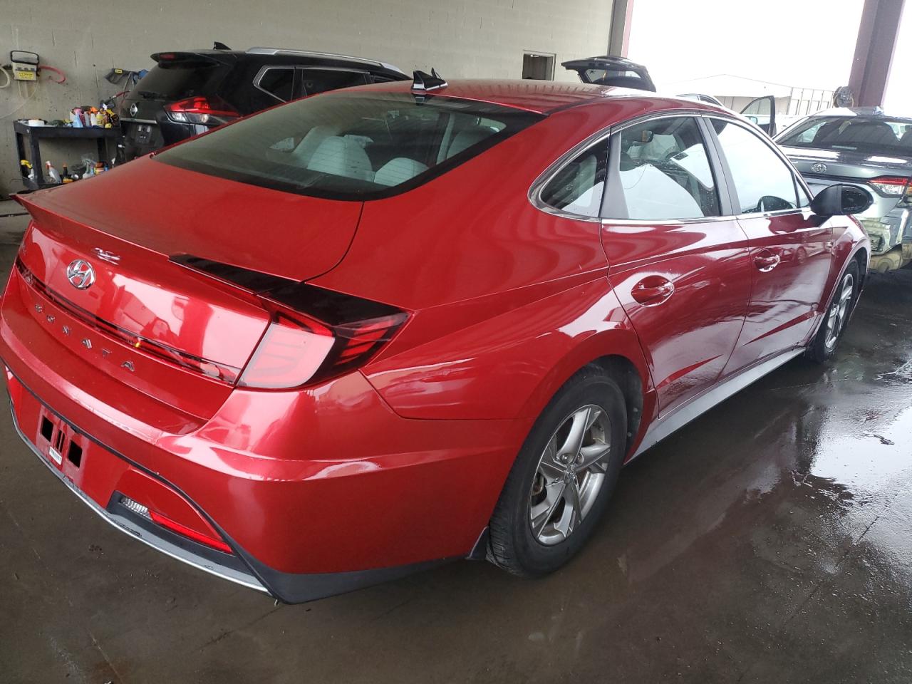 2021 Hyundai Sonata VIN 5NPEG4JA6MH122497 Copart auction photo, mechanical damage thumbnail 3
