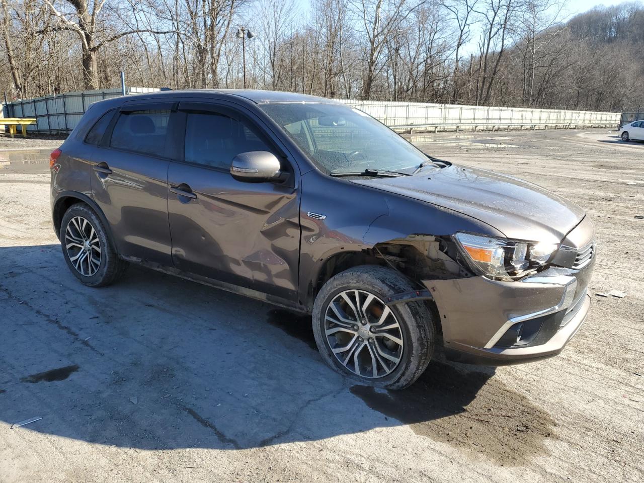 2017 Mitsubishi Outlander VIN JA4AP3AU8HZ009792 Copart auction photo, front end / side damage thumbnail 4