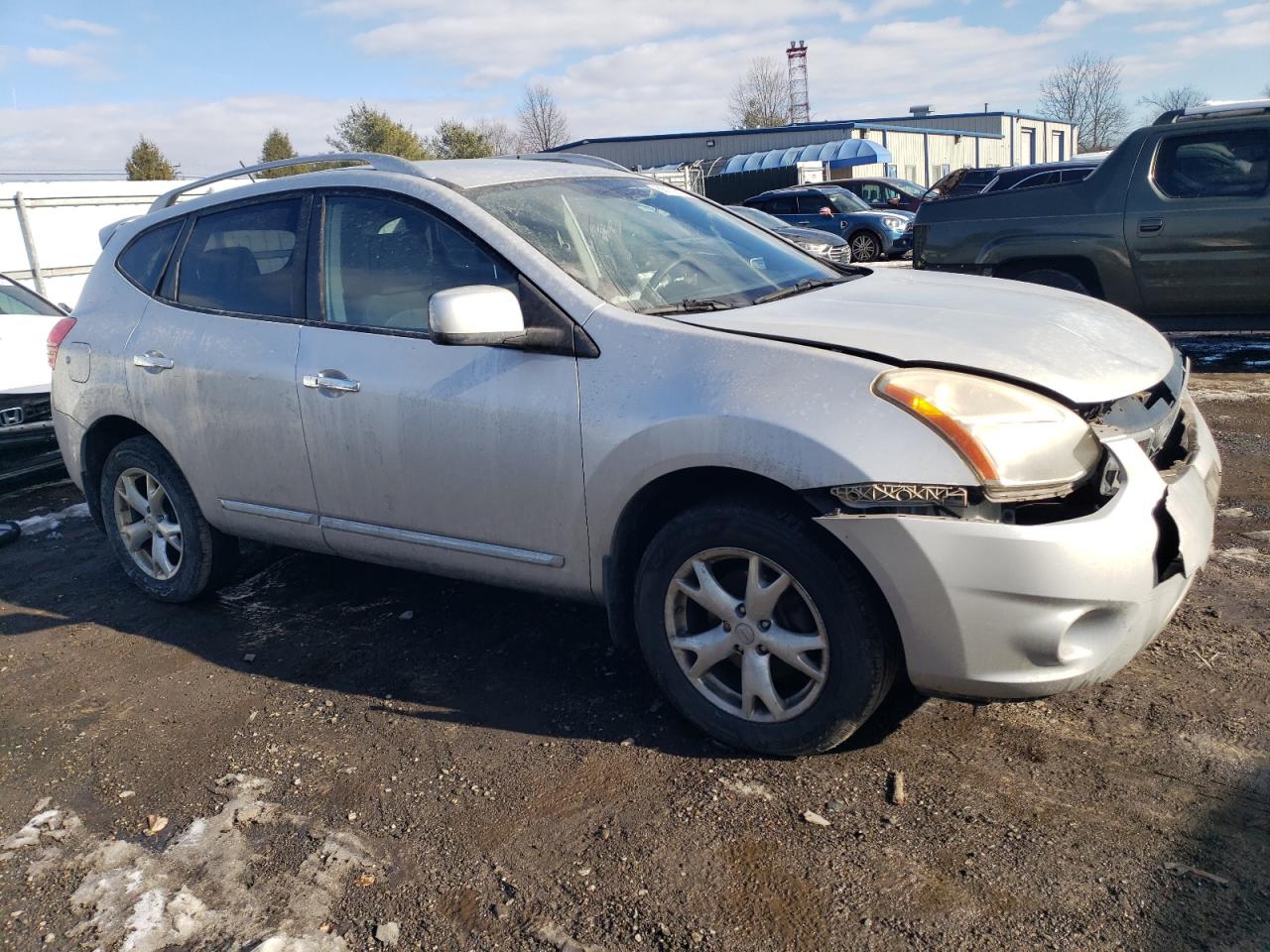 2011 Nissan Rogue VIN JN8AS5MV4BW272296 Copart auction photo, front end / minor dent/scratches damage thumbnail 4