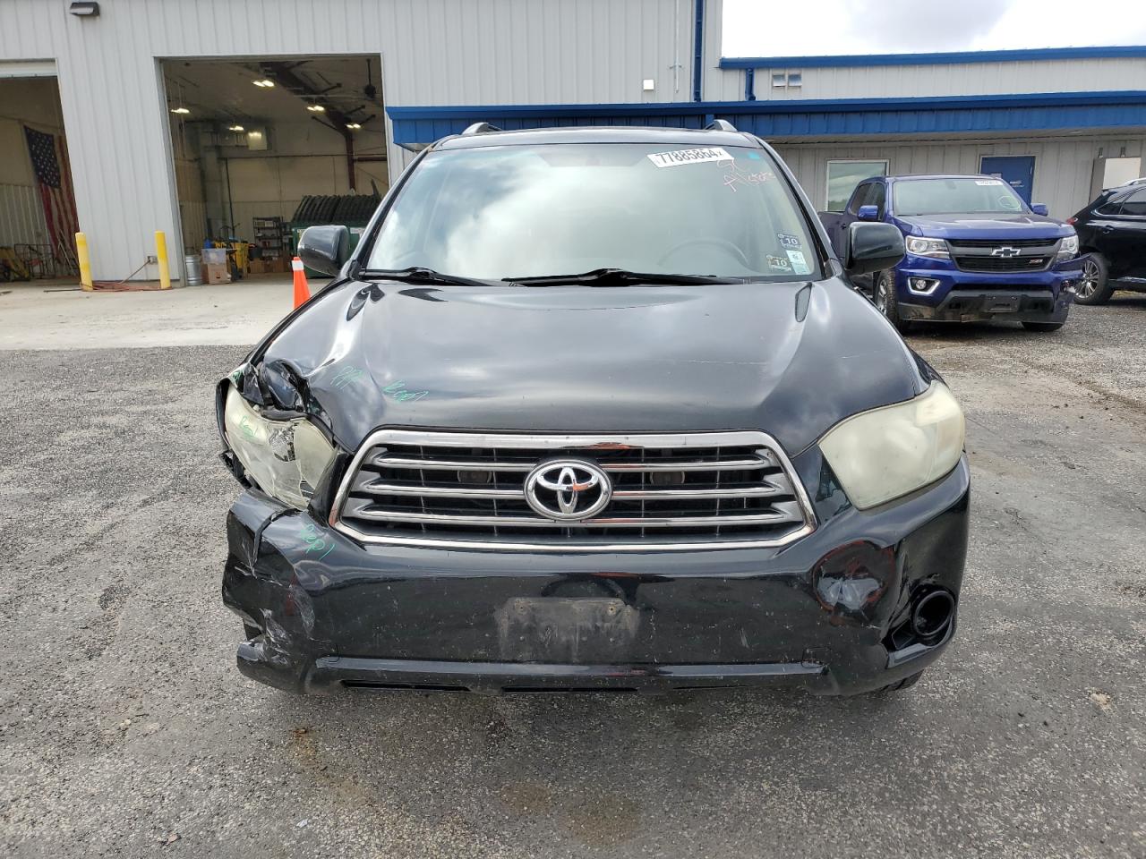 2008 Toyota Highlander VIN JTEES43AX82083332 Copart auction photo, front end damage thumbnail 5