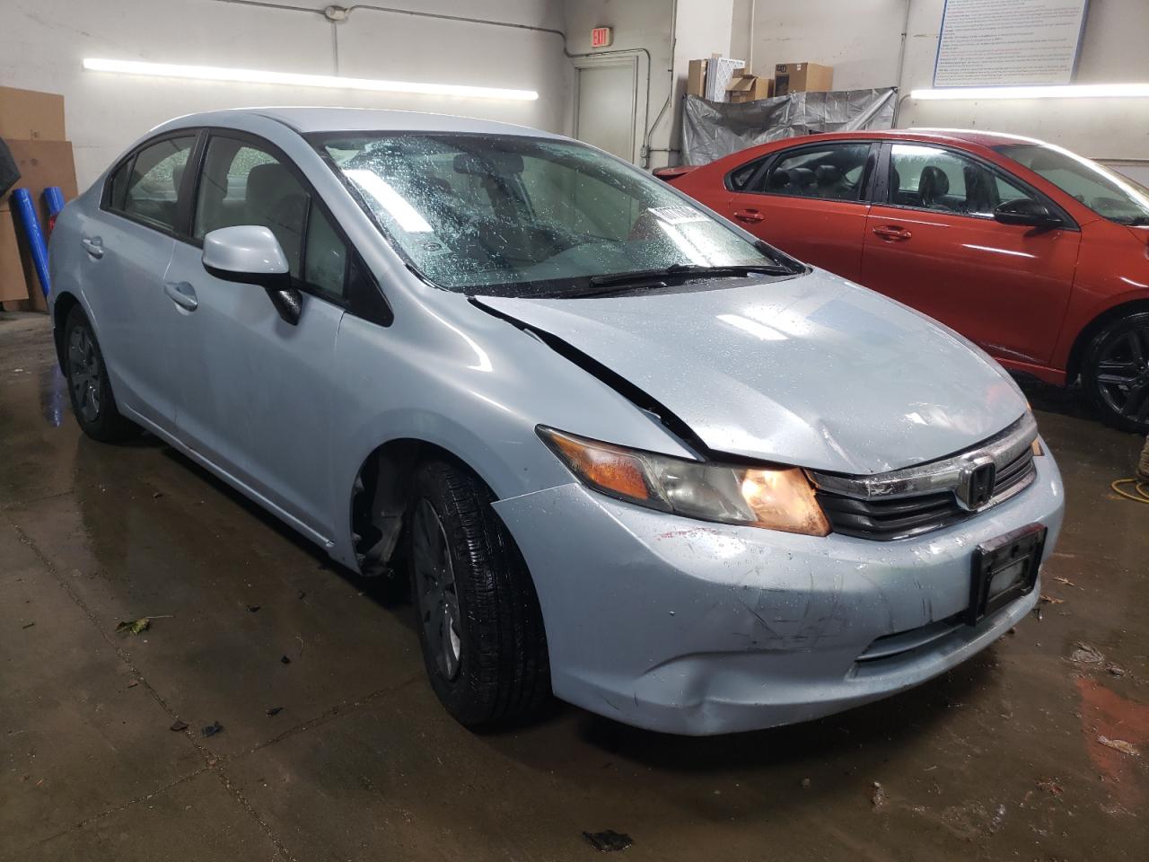 2012 Honda Civic VIN 19XFB2F58CE088925 Copart auction photo, front end damage thumbnail 4