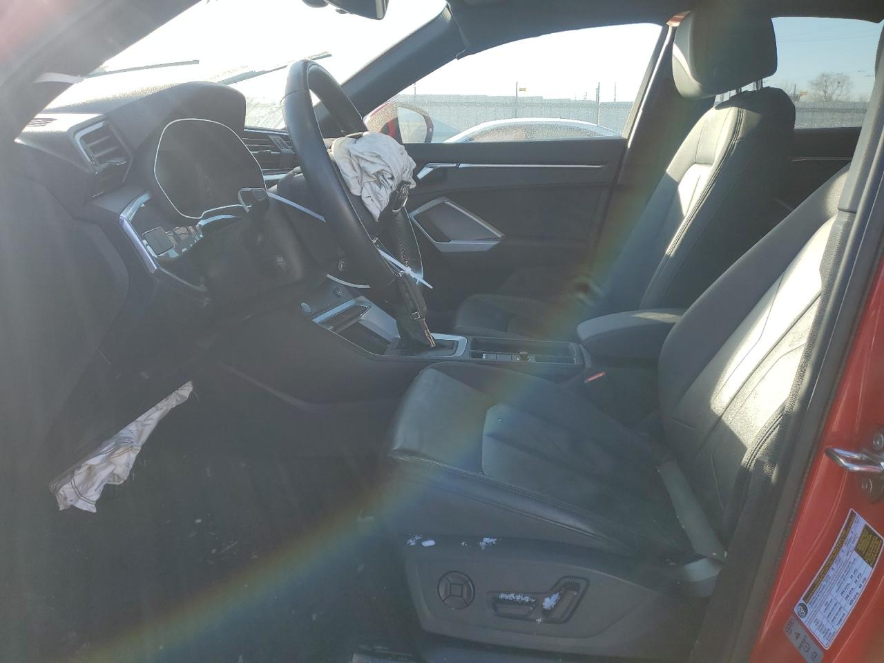 2020 Audi Q3 VIN WA1AECF32L1108072 Copart auction photo, front end damage thumbnail 7