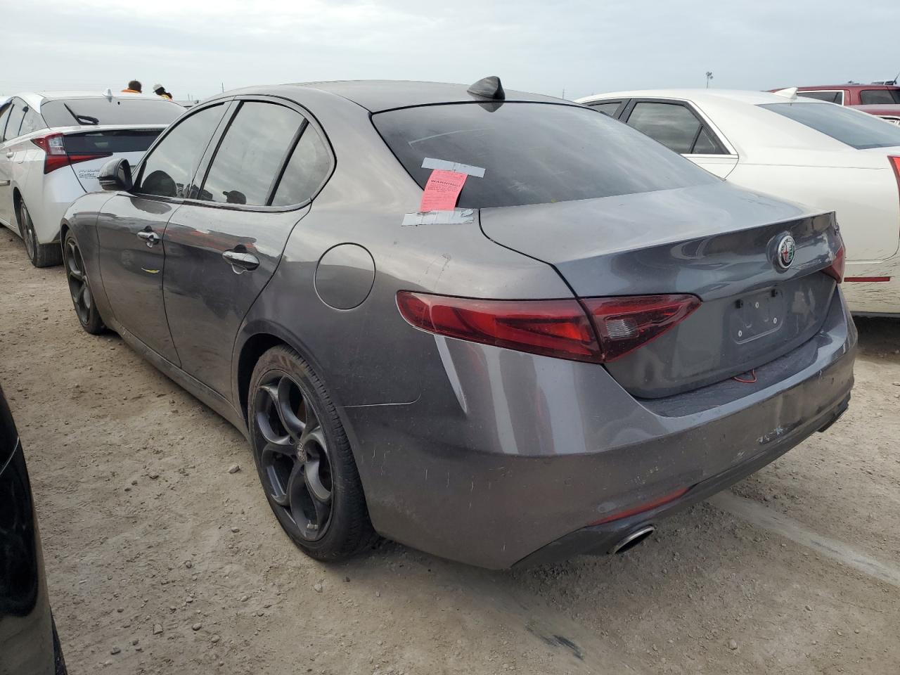 2018 Alfa Romeo Giulia VIN ZARFAEBN3J7595289 Copart auction photo, water/flood damage thumbnail 2