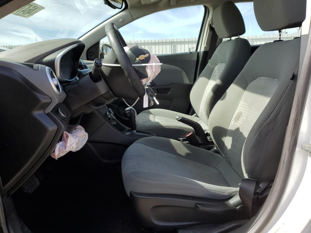 2017 Chevrolet Sonic VIN 1G1JG6SH9H417667 Copart auction photo, front end / undercarriage damage thumbnail 7