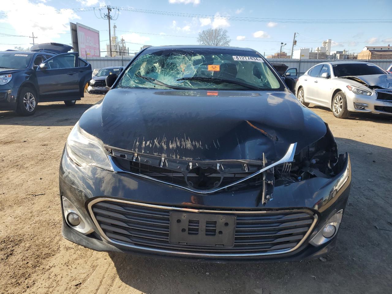 2013 Toyota Avalon VIN 4T1BD1EB4DU013664 Copart auction photo, front end damage thumbnail 5