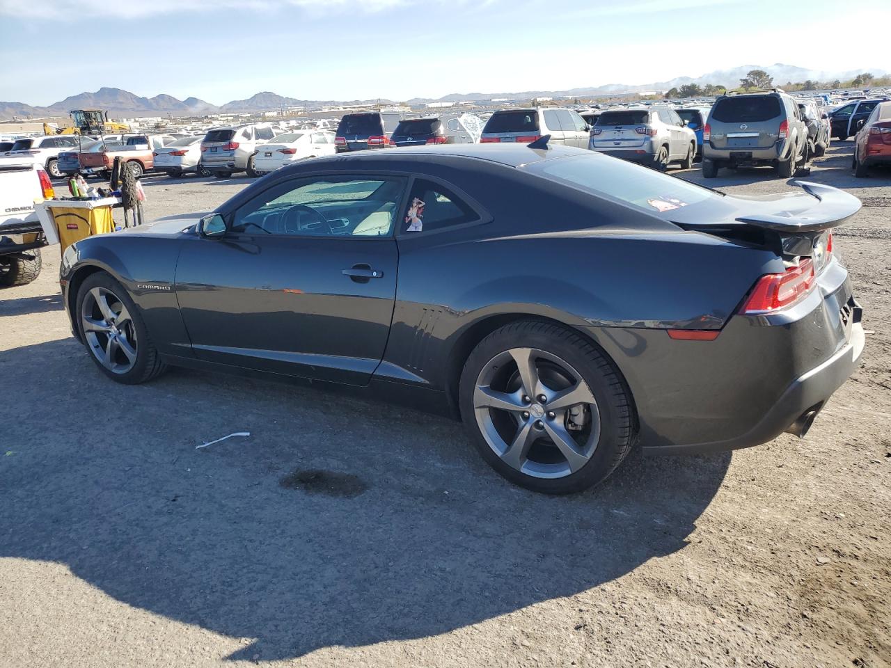2014 Chevrolet Camaro VIN 2G1FB1E38E9292662 Copart auction photo, rear end damage thumbnail 2
