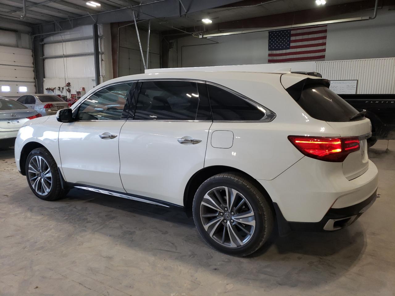 2017 Acura MDX VIN 5FRYD4H56HB001390 Copart auction photo, side / front end damage thumbnail 2