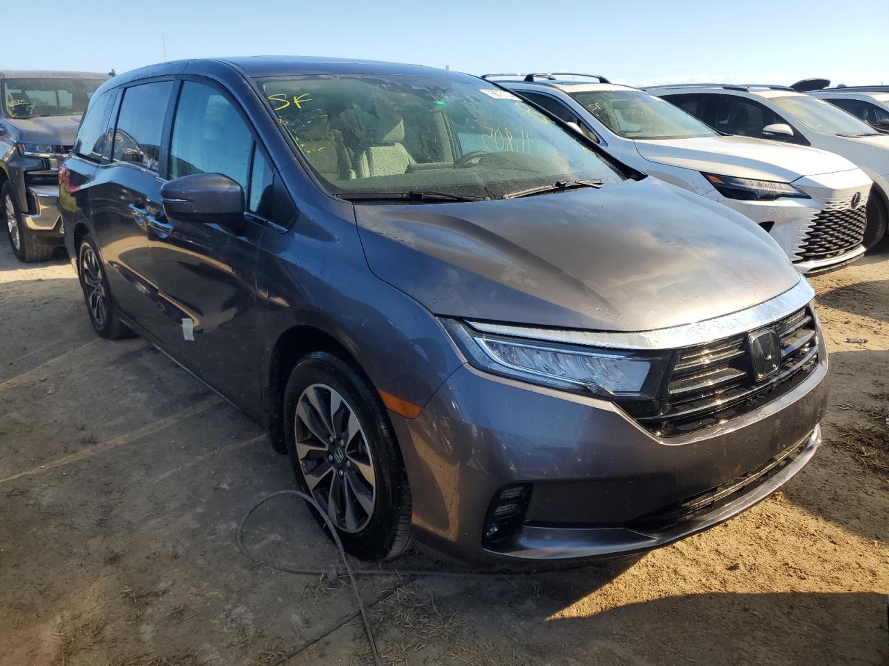 2024 Honda Odyssey VIN 5FNRL6H62RB065263 Copart auction photo, water/flood damage thumbnail 4