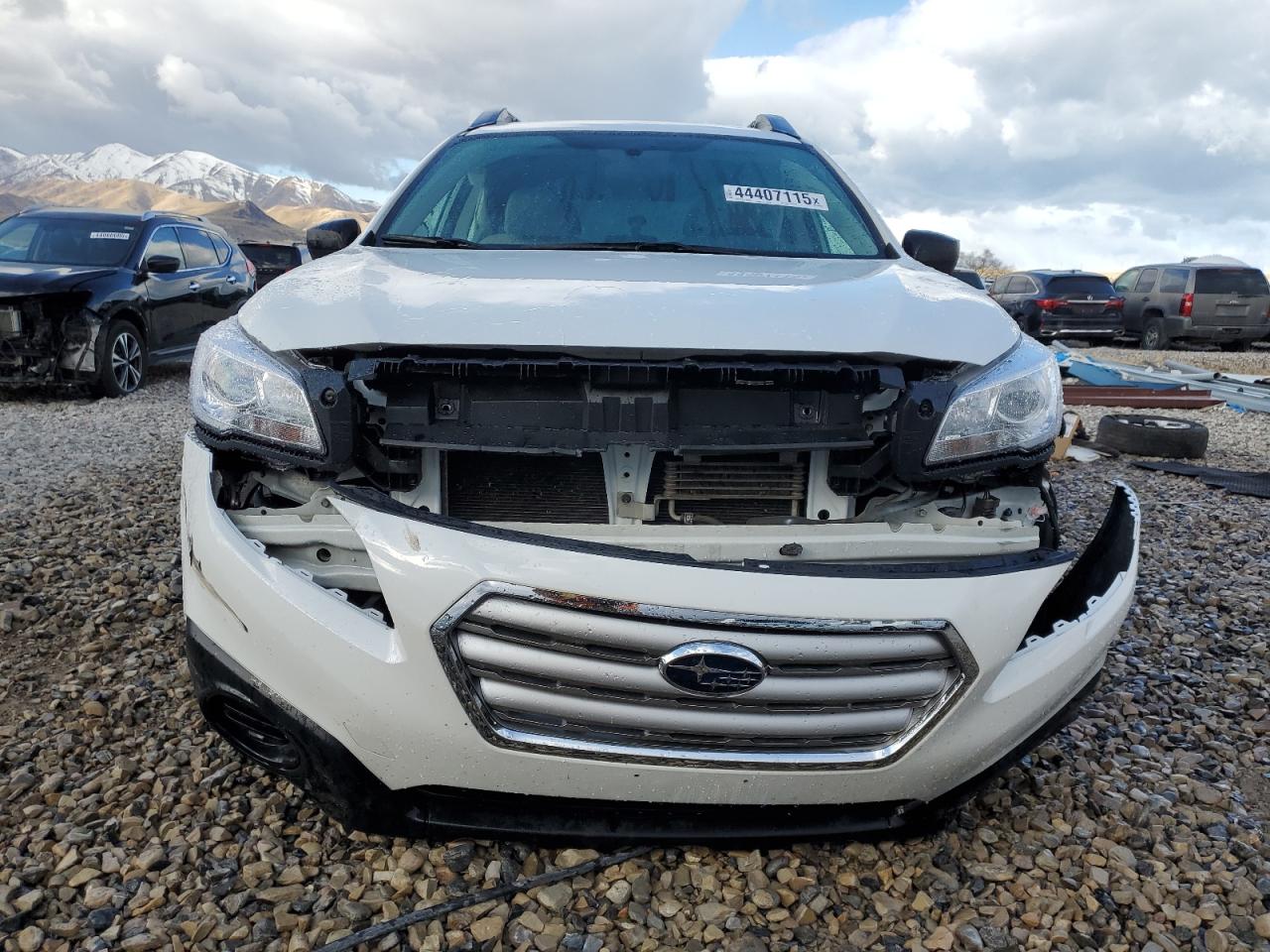 2017 Subaru Outback VIN 4S4BSAAC6H3303453 Copart auction photo, front end / side damage thumbnail 5
