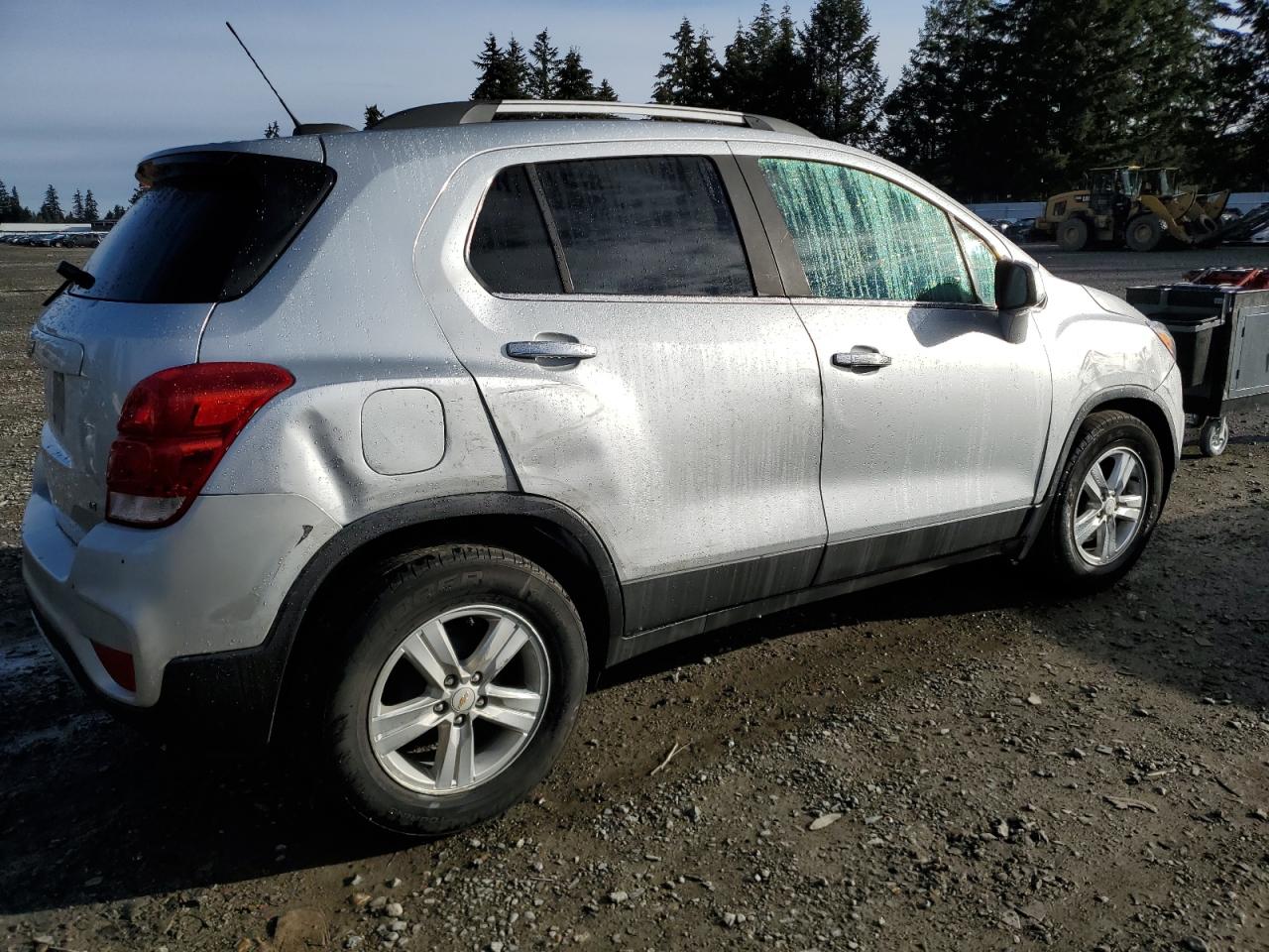 2019 Chevrolet Trax VIN KL7CJLSB1KB917303 Copart auction photo, side / front end damage thumbnail 3