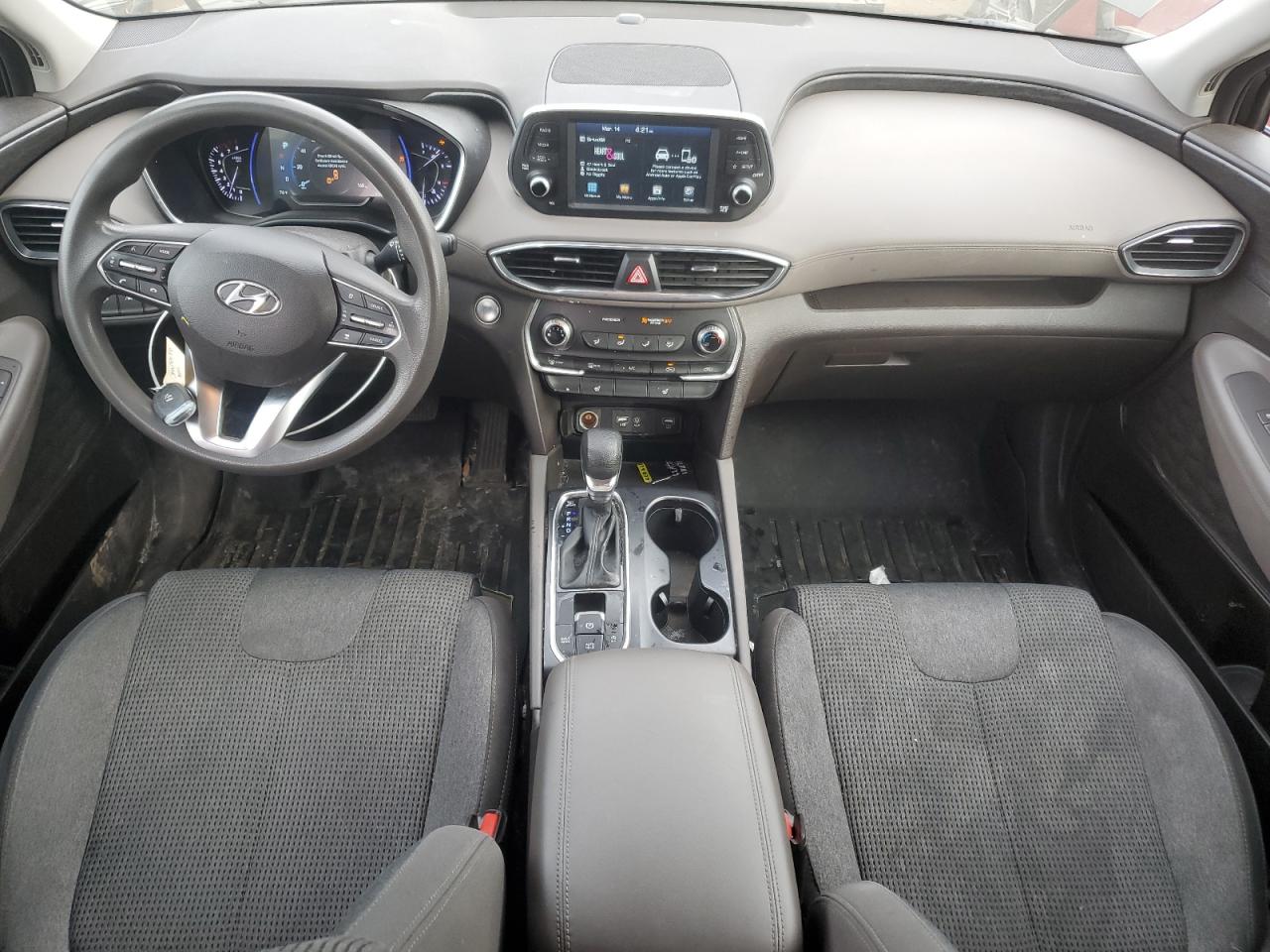 2019 Hyundai Santa Fe VIN 5NMS33AD8KH054362 Copart auction photo, front end / minor dent/scratches damage thumbnail 8