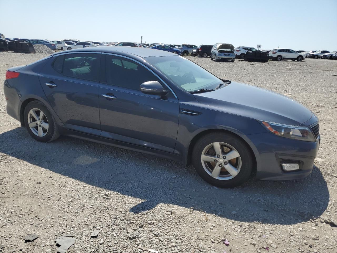 2015 KIA Optima VIN KNAGM4A7XF5591386 Copart auction photo, front end / minor dent/scratches damage thumbnail 4