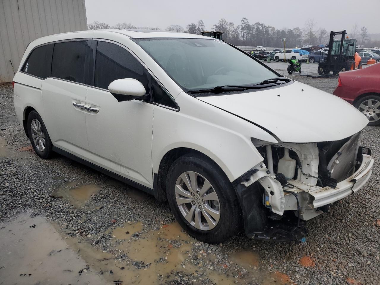 2016 Honda Odyssey VIN 5FNRL5H66GB120420 Copart auction photo, front end damage thumbnail 4