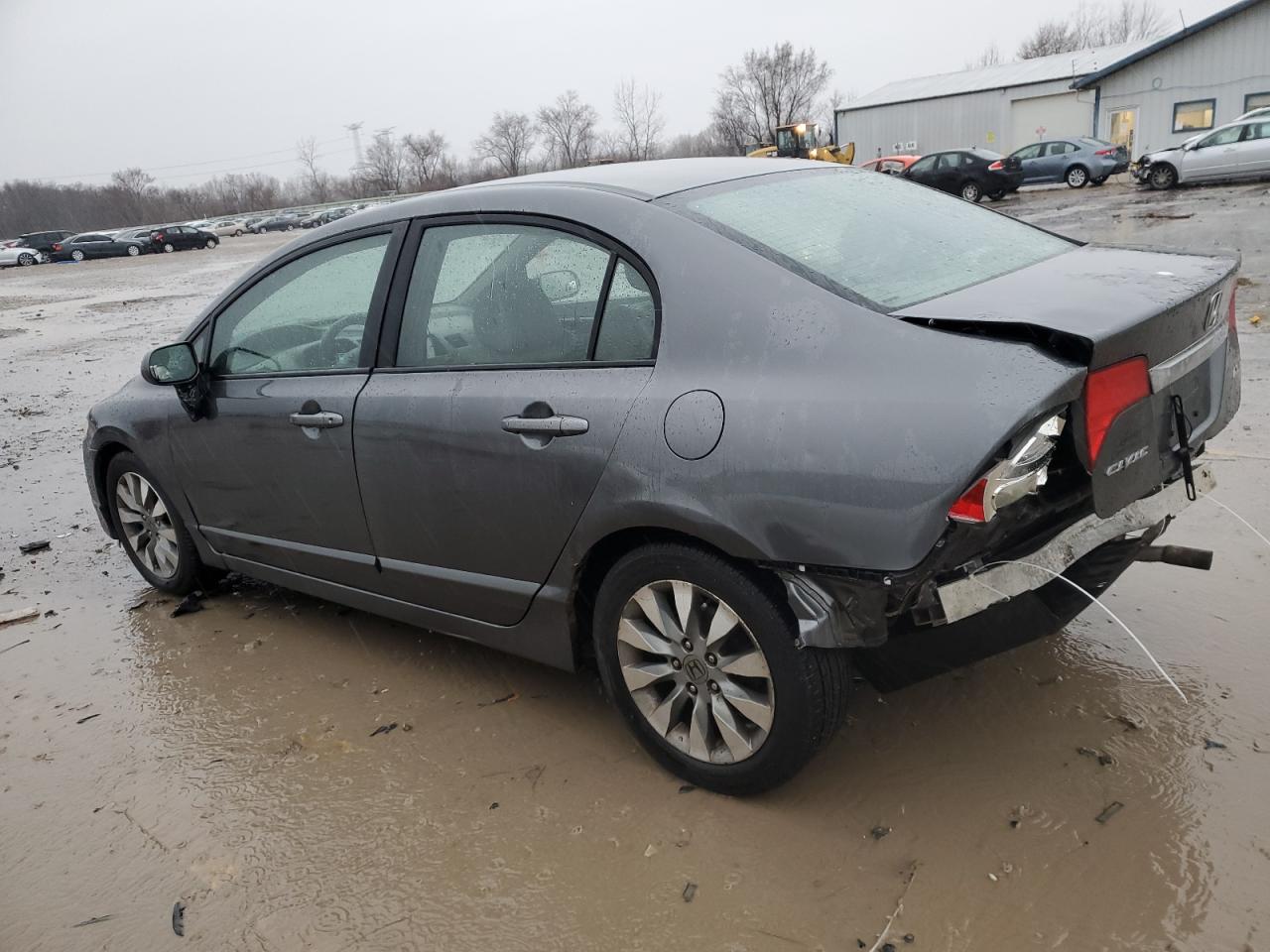 2010 Honda Civic VIN 19XFA1F93AE030265 Copart auction photo, rear end damage thumbnail 2