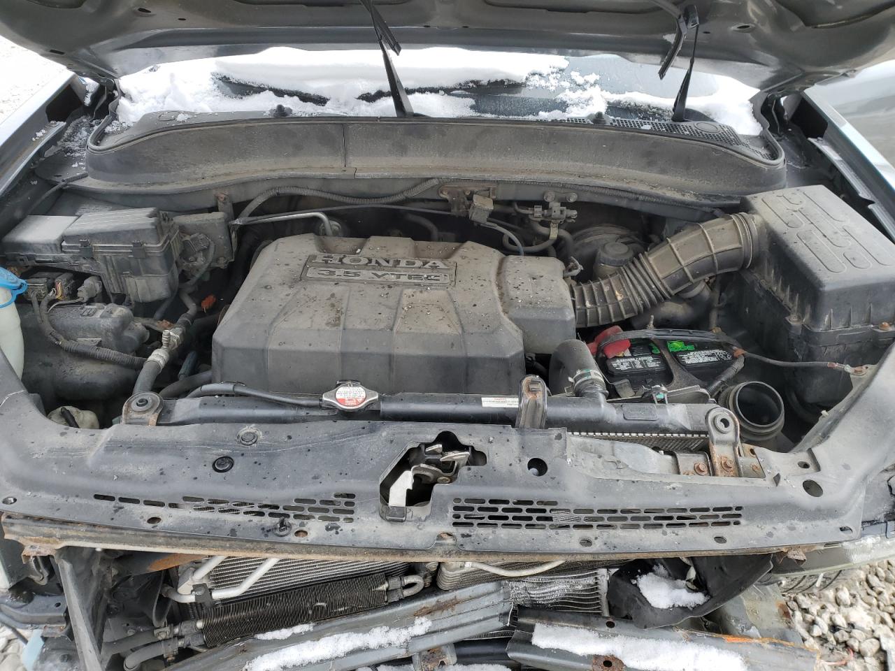 2008 Honda Ridgeline VIN 2HJYK16568H526531 Copart auction photo, front end / side damage thumbnail 11