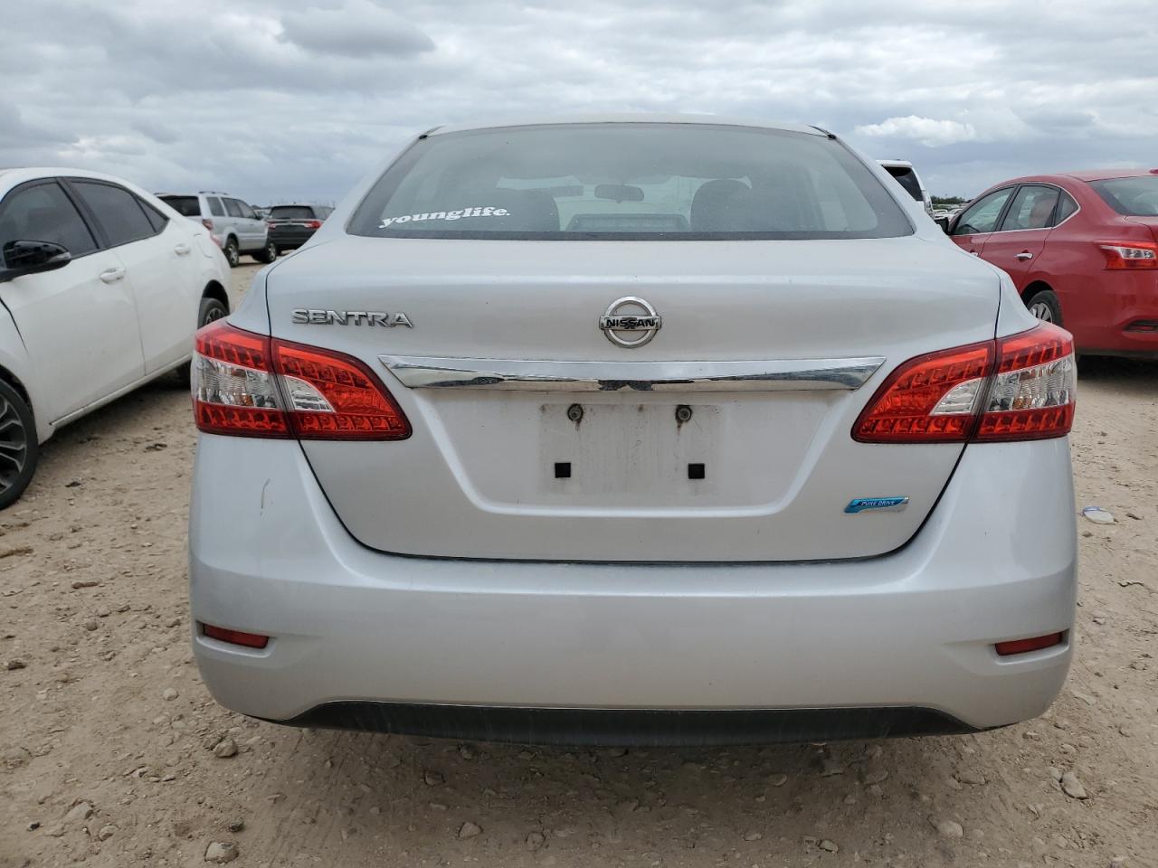 2014 Nissan Sentra VIN 3N1AB7APXEY204596 Copart auction photo, front end / minor dent/scratches damage thumbnail 6