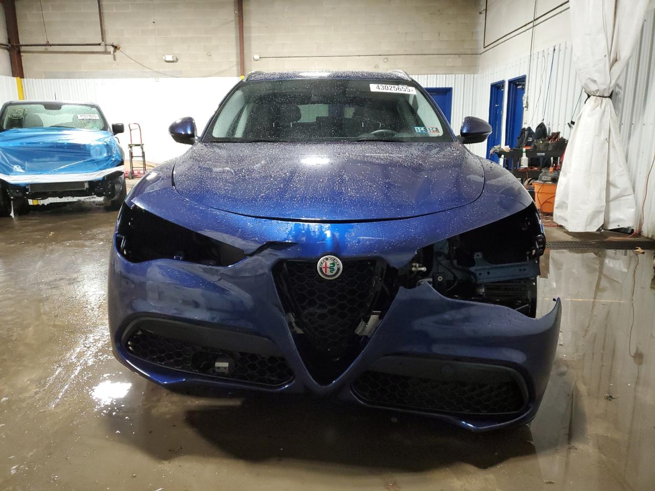 2018 Alfa Romeo Stelvio VIN ZASFAKAN0J7B80996 Copart auction photo, front end damage thumbnail 5