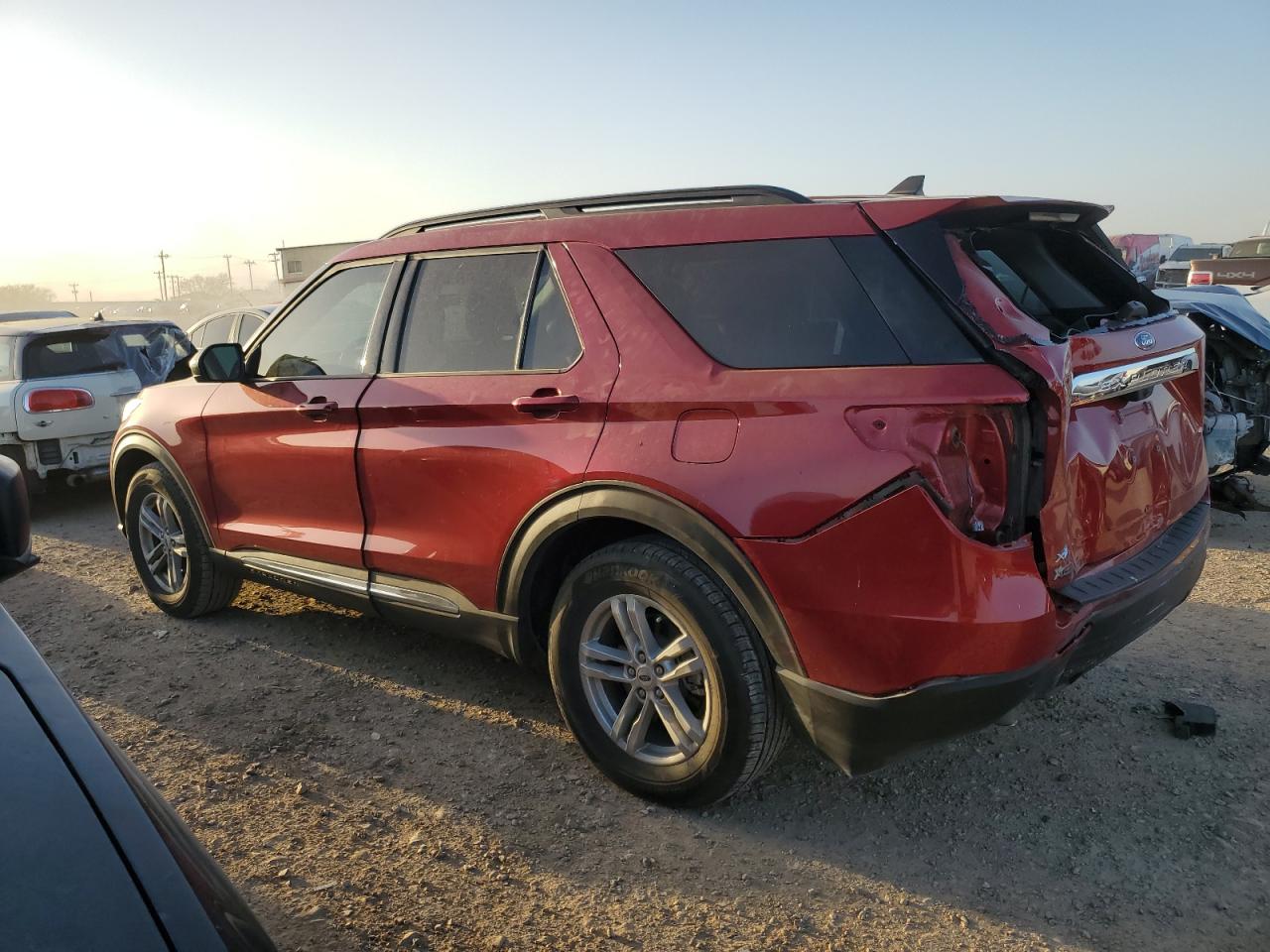2023 Ford Explorer VIN 1FMSK7DH9PGC24778 Copart auction photo, rear end damage thumbnail 2