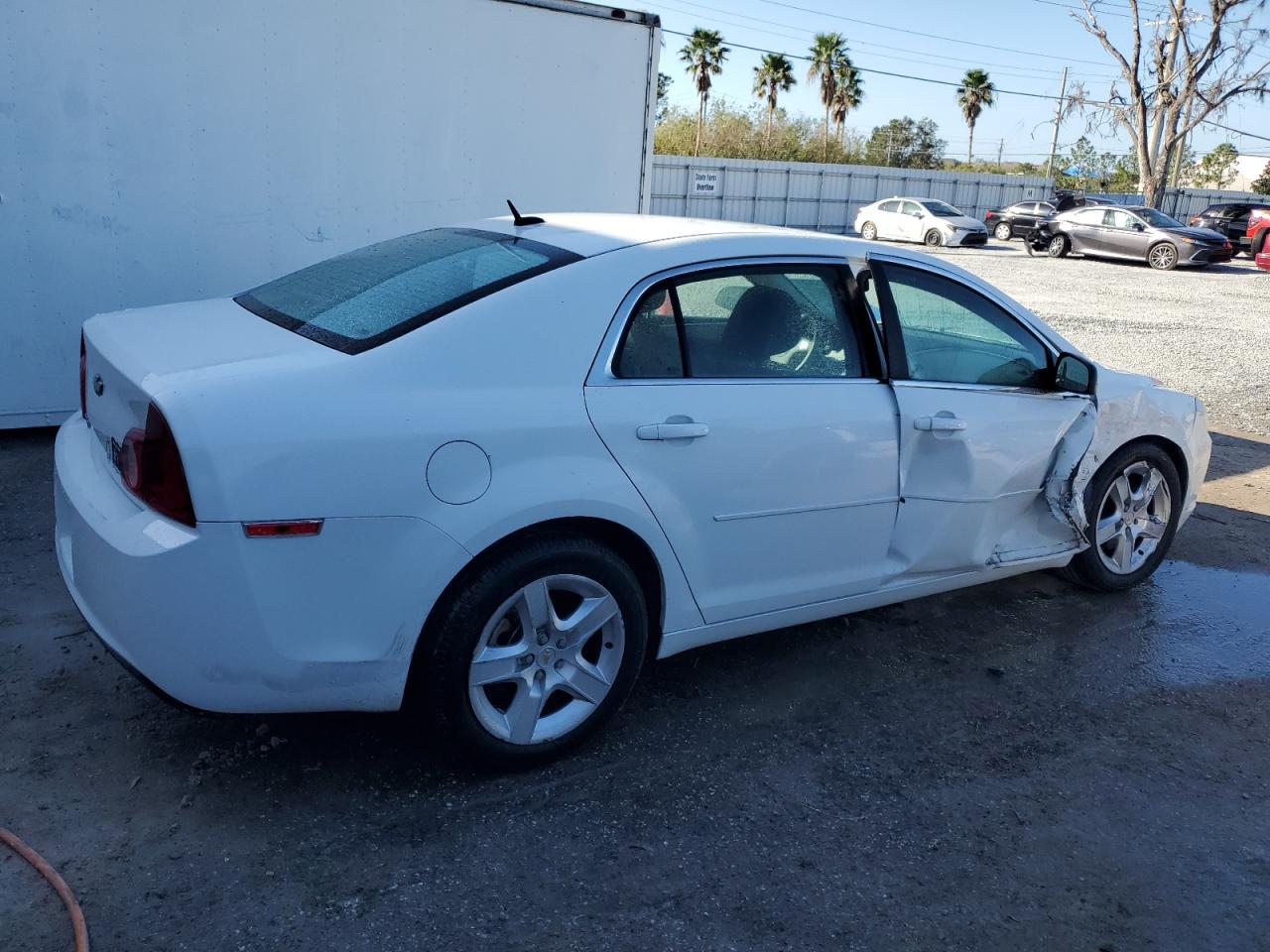 2011 Chevrolet Malibu VIN 1G1ZB5E18BF328114 Copart auction photo, side / front end damage thumbnail 3