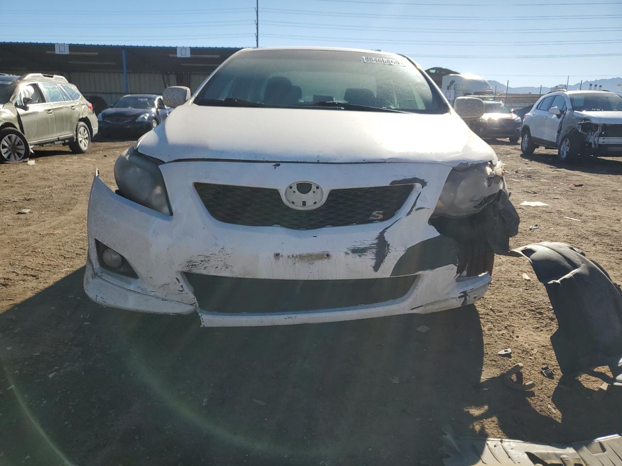 2009 Toyota Corolla VIN 1NXBU40E09Z128613 Copart auction photo, front end damage thumbnail 5